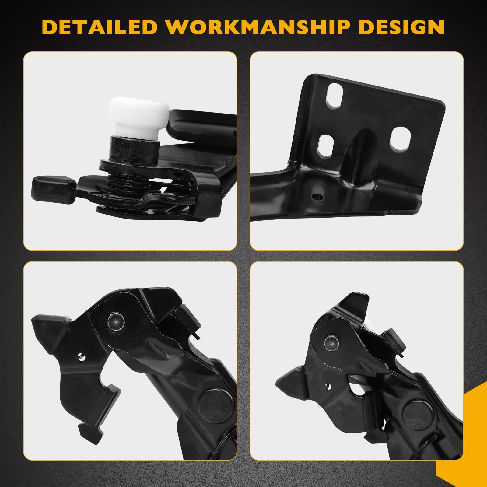 Sliding Door Roller & Hinge Bracket For RAM ProMaster 1500/2500/3500 (2014-2025) - Right Passenger Side Center, Replaces OEM 68271843AA