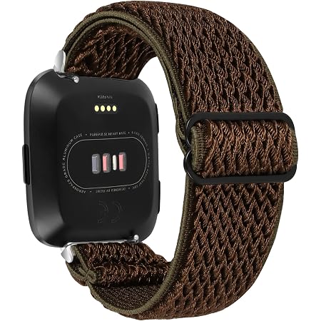 Amazon.com: Limque Bandas de reloj de nailon elásticas compatibles con Fitbit  Versa/Versa 2/Versa Lite/SE, correa de repuesto elástica ajustable para  reloj inteligente Fitbit Versa (verde militar) : Electrónica