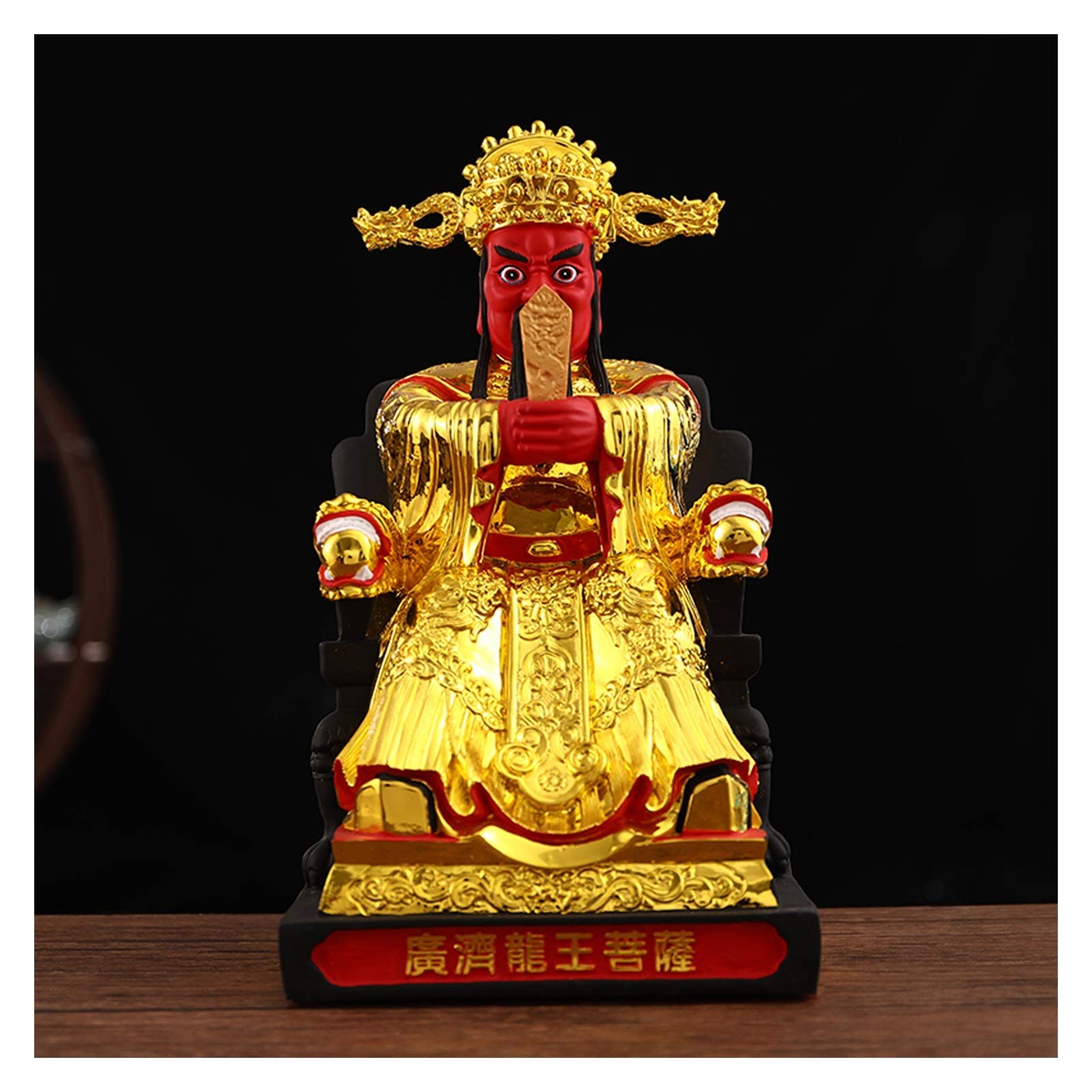 For el hogar, oficina, escritorio, mesa, decoración del baño, estatuas de Buda, estatua de Buda Feng Shui chino, figuras y coleccionables de resina de 15 ", decoración espiritual for la sala de estar,