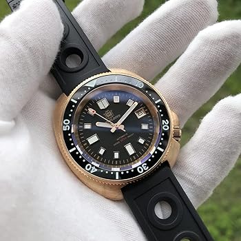 鉄人スティールダイブ　ブロンズ自動巻き腕時計 Amazon | STEELDIVE メンズ腕時計, 自動巻き 時計 ダイビング 高級機械