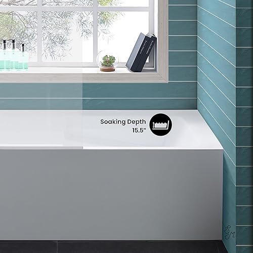 Miniatura 196 de Voltaire - Bañera de 54 x 30 pulgadas para desagüe con delantal BLANCO BRILLO