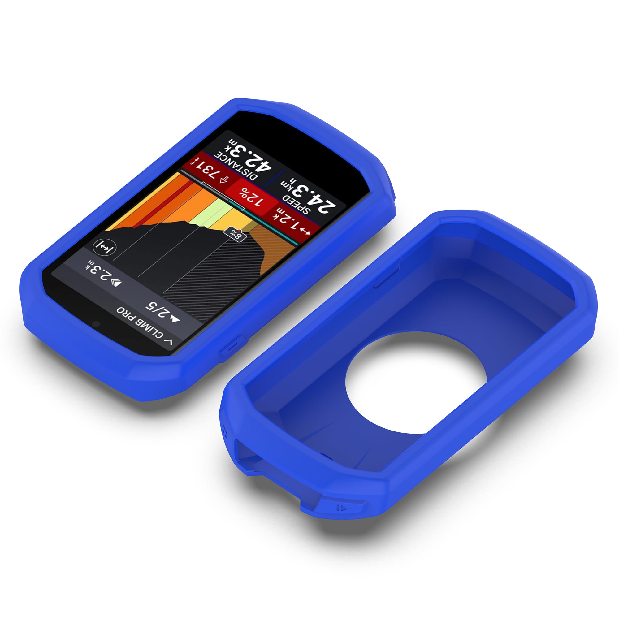 Silicone Case Compatible for Edge 1050 Bike Computer,Blue