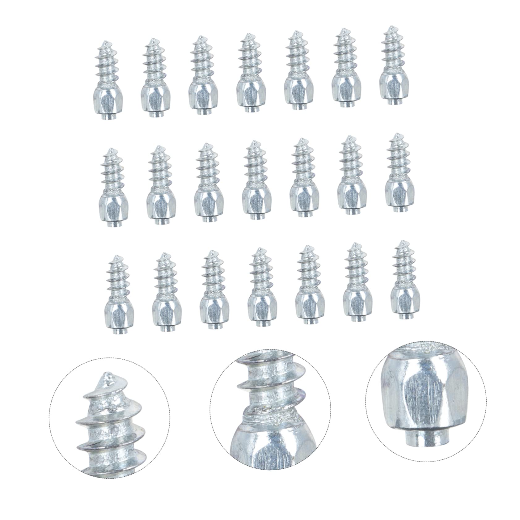 Clavos para Neumáticos de Aleación 100 Pcs Antideslizantes para Coche y Bicicleta Invierno Uso Profesional Resistentes y Duraderos Reparación de Ruedas para Vehículos y Bicicletas