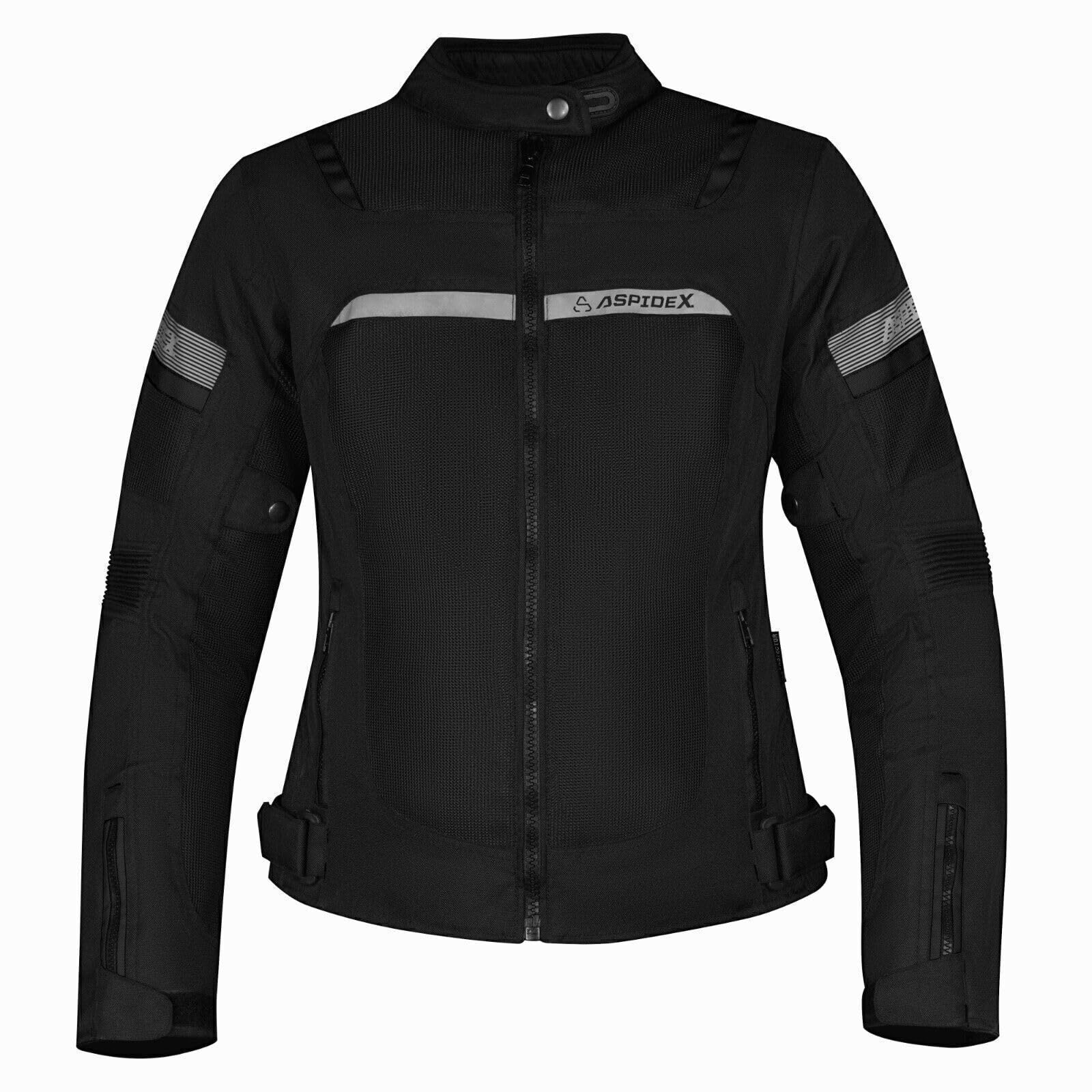 Giacca Moto Donna XYMCX - Rete Traspirante CE Con Armatura Motocross, Taglia M Nera