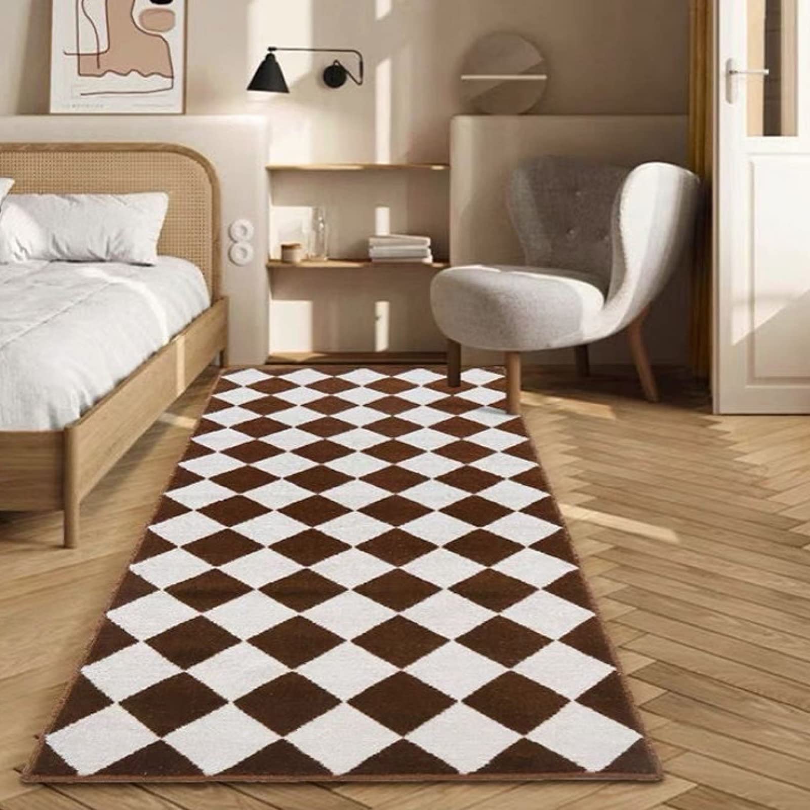Tapis durable et doux 160x280 anti-glisse pour salle à manger