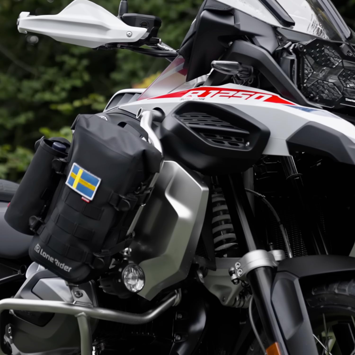Lone Rider MiniBag 6L - Borsa impermeabile per barra antiribaltamento per motocicletta, con sistema Hypalon MOLLE, ganci G con cancello, fibbie a camma - archiviazione laterale del telaio paraurti