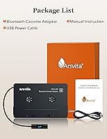 Vista 7 de Arsvita Car Audio Bluetooth Cassette Receiver, Tape Player Bluetooth 5.0 Cassette Aux Adapter