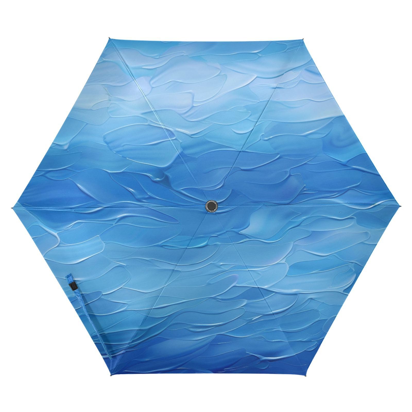 EtherSpher Blue Gradient compact umbrella 39 Inch Spf 50+ auto open close Umbrella For Golf for travel and golf Outdoor Defence Accessories sombrillas de lluvia para