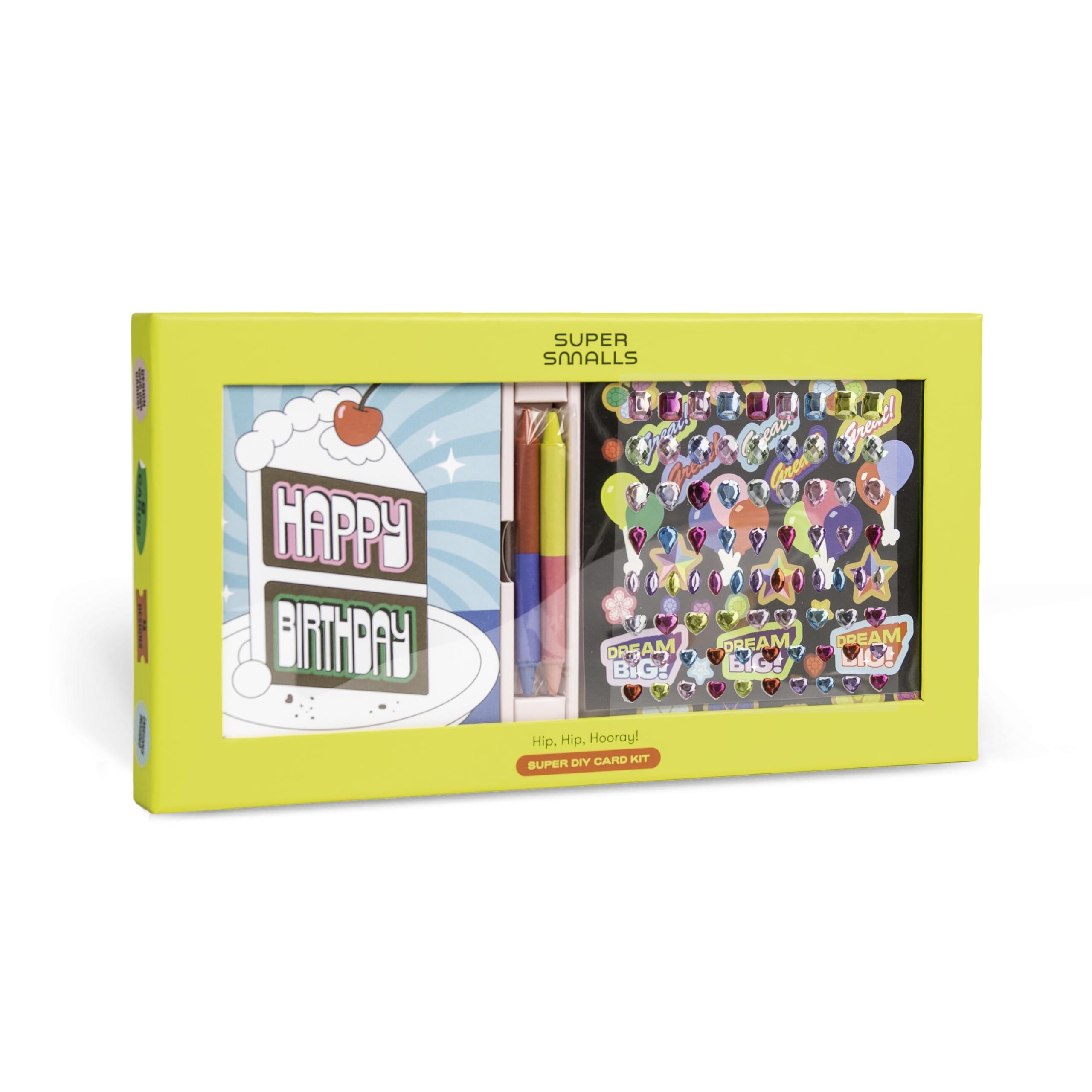 Super DIY Card Kit: Hip, Hip, Hooray! (Super Smalls). LLC 9781454957997 New**