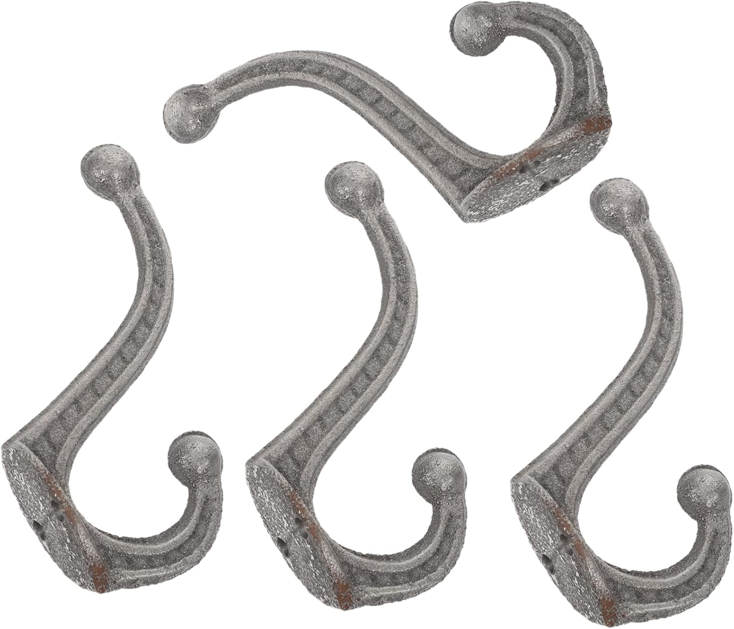 PRETYZOOM 4pcs Cast Iron Hook Home Hanging Hooks Garage
