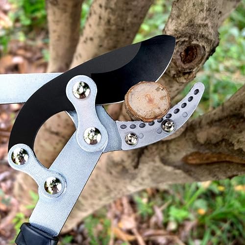 Miniatura 3 de JARDINEER Juego de 3 tijeras de jardín, incluye cortadores de yunque de 30 pulgadas para poda de árboles resistentes con capacidad de corte de 2