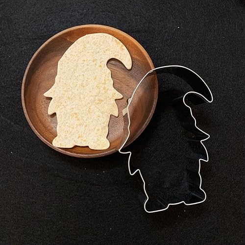 Miniatura 9 de Juego de 5 piezas de cortador de galletas de onamento de Navidad grande, árbol de Navidad, gnomo, hombre de jengibre, suéter feo y reno, cortadores