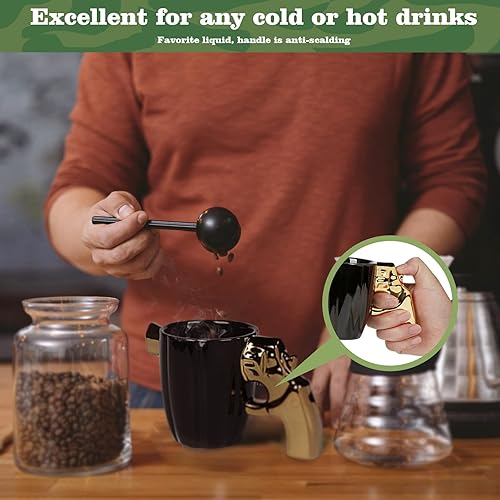 Miniatura 10 de Loobuu Taza de café de cerámica de moda taza de café especial fresca 3D diseño de granada fresca taza de té de café duradera atractivas regalos de