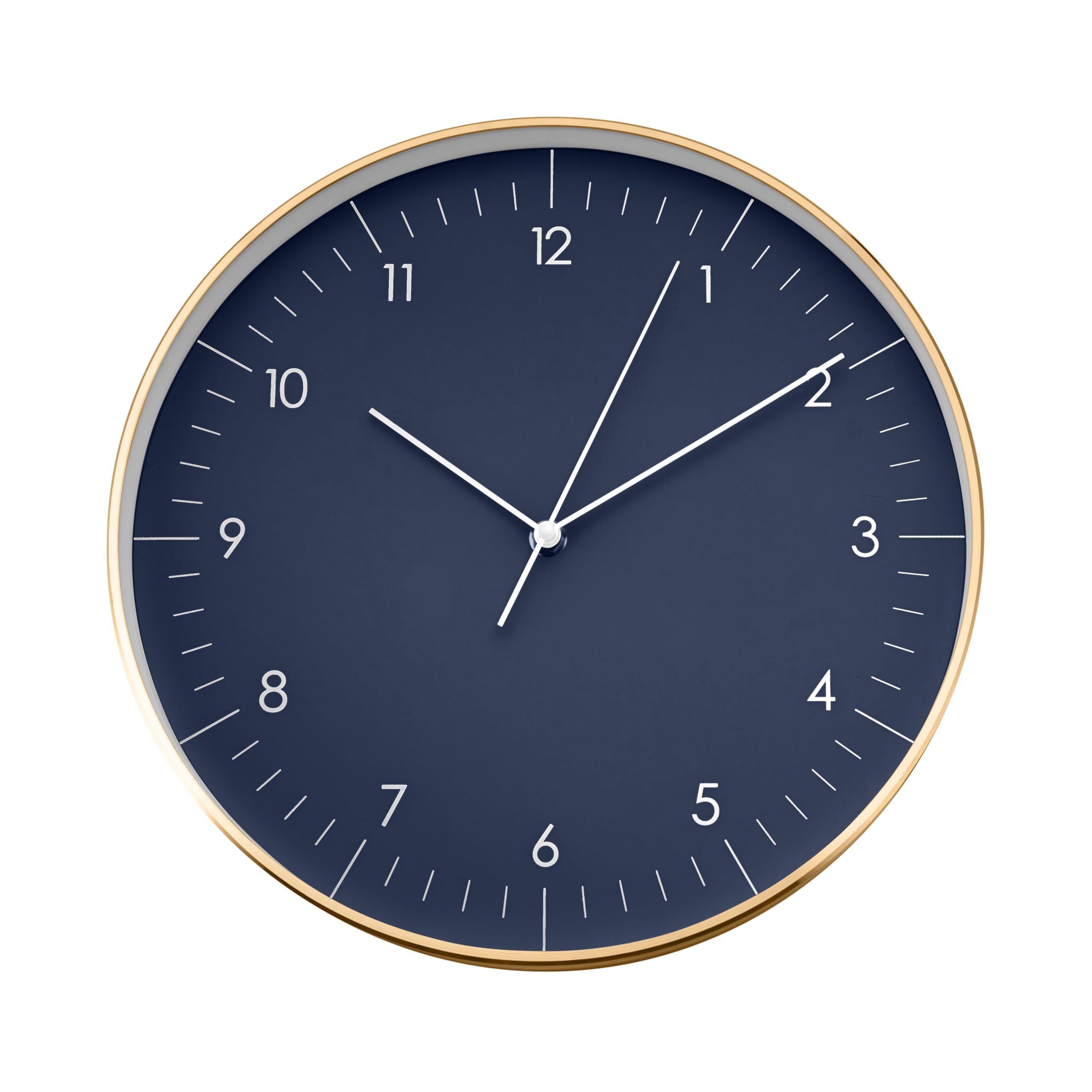 LUUK LIFESTYLE Silent Wall Clock Non Ticking (12inch), Modern and Minimalist design