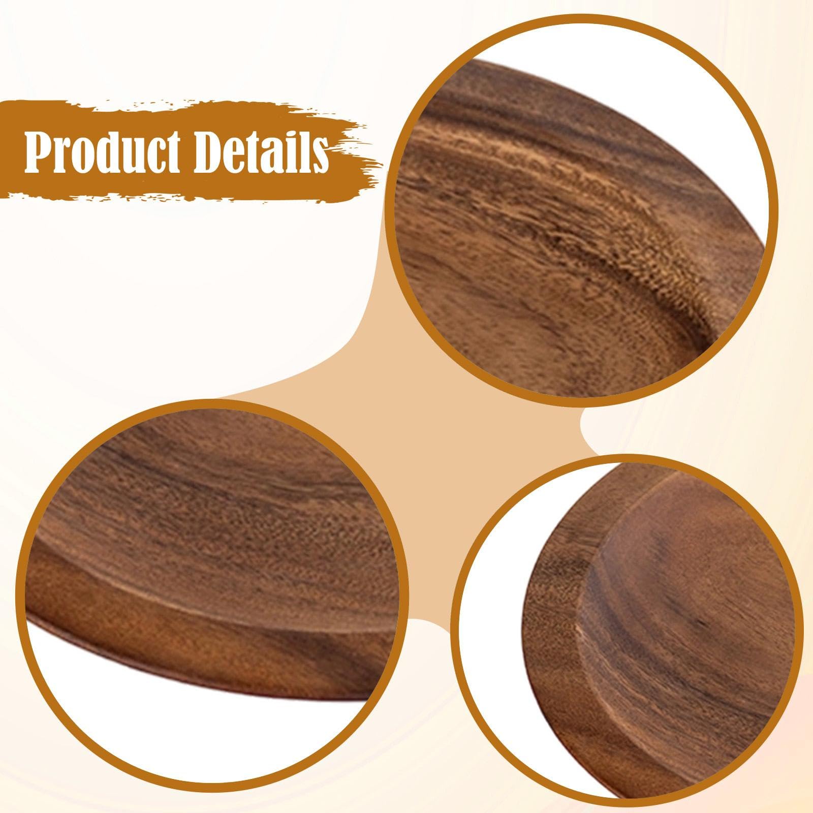 Cuenco de Madera para Ensalada, Cuenco para Servir, Suministros multifuncionales, mostrador, rústico, Comedor, Cocina, Durabilidad, decoración del, L