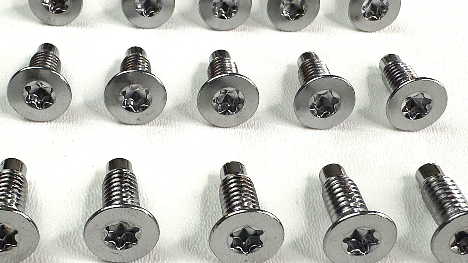 44 ea Chrome Plated Windshield, Door and Tailgate Hinge Torx Bolts Screws FITS 1976 to 2006 Jeep Wrangler CJ YJ TJ