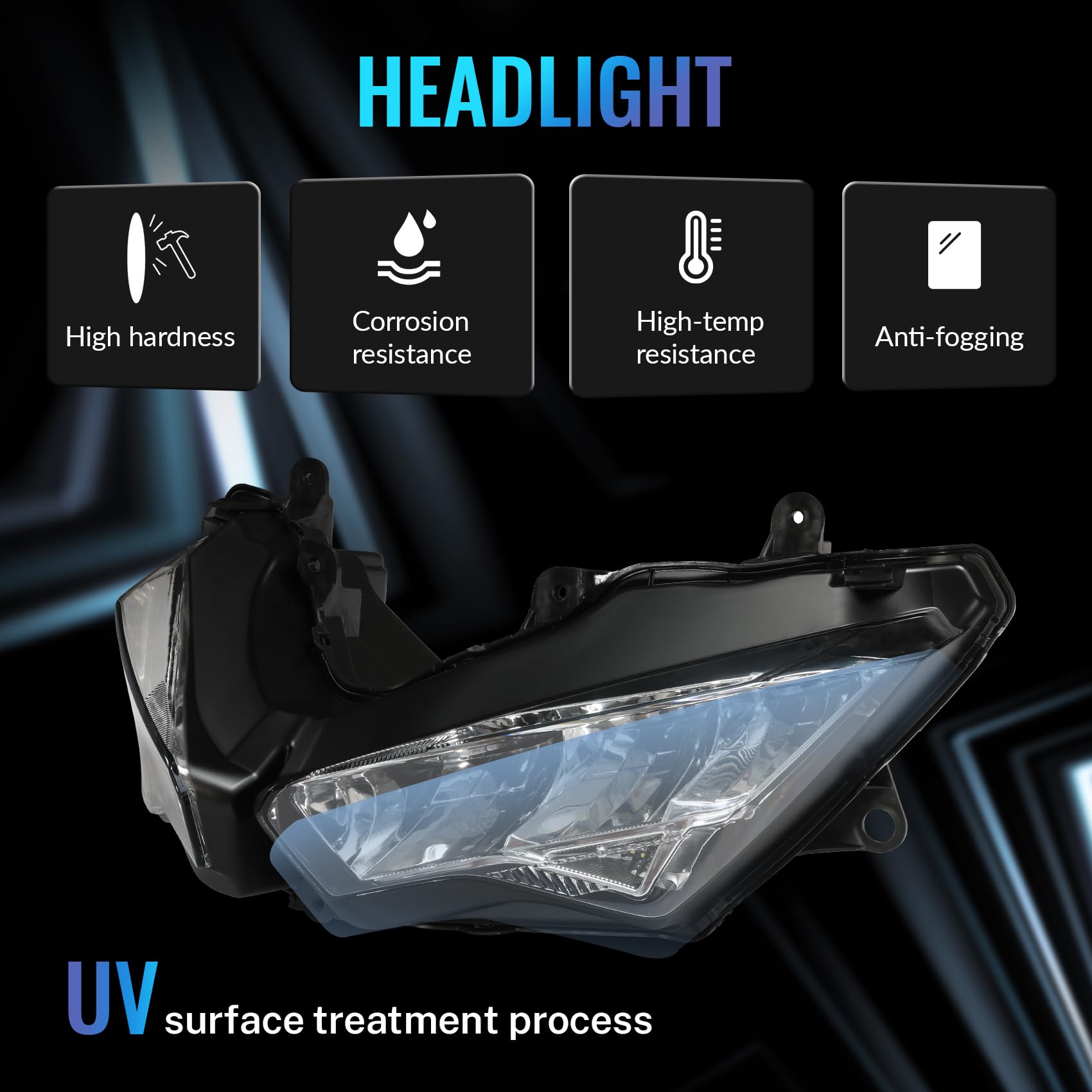 Amazon.com: TCMT Front Headlight Assembly Fit For Kawasaki Ninja