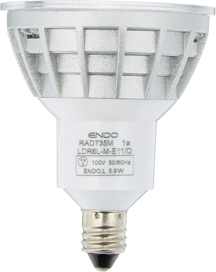 Amazon 遠藤照明 Ledランプjdrタイプ 色温度3000k中角タイプ 調光可能タイプ 高演色タイプ Rad735m 遠藤照明 Led電球 通販