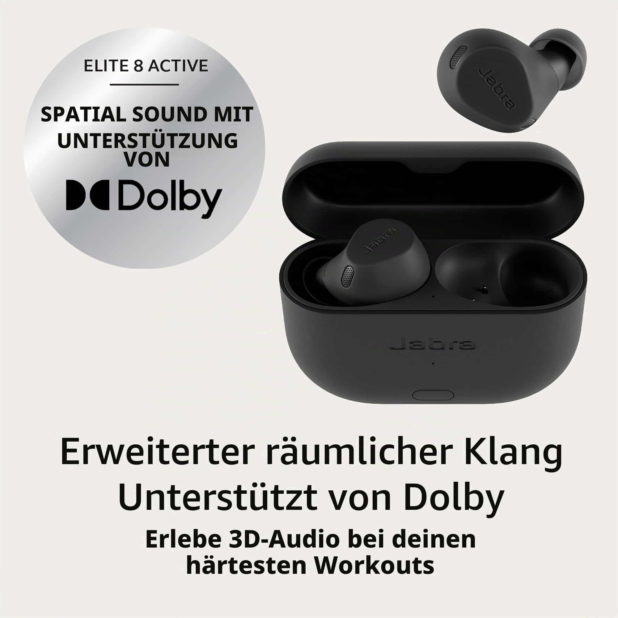 Jabra Elite 8 Active Gen 2 Bluetooth-Ohrhörer mit räumlichem Dolby