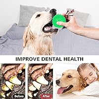 Vista 4 de petizer Paquete de 3 bolas chirriantes de juguete para perros de 2.5 pulgadas, bolas flotantes para perros, bolas de agua para perros, juguetes