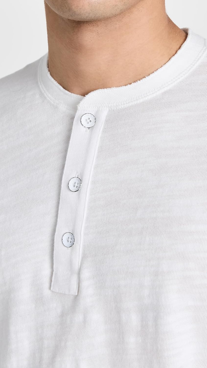 rag & bone Men's Long Sleeve Classic Henley - Image 6