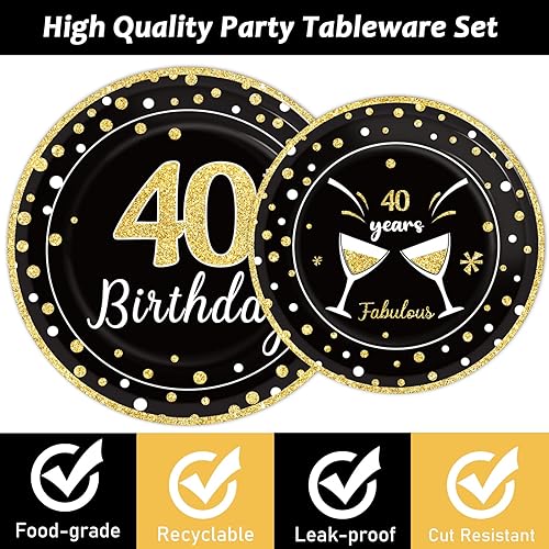 Vista 45 de gisgfim 96 Pcs Thanksgiving Fall Plates and Napkins Party Supplies Autumn Leaves Tableware Set Thanksgiving Pumpkin Maple Party Decorations Favors