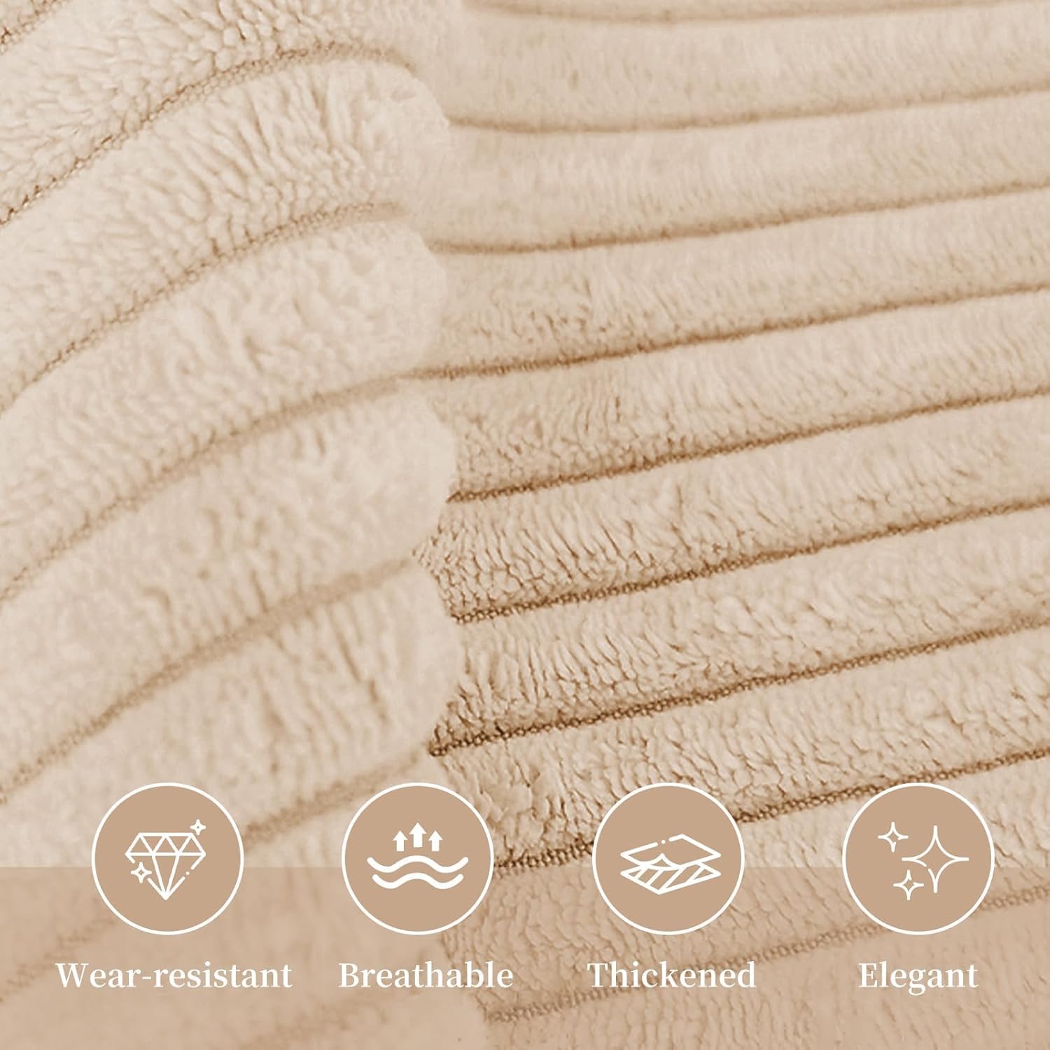 Sasttie Headboard Pillow Twin/Twin XL, Wedge Pillow Headboard for Dorm, Triangular Daybed Backrest Cushion for Sitting or Reading in Bed, with Removable Washable Cover, Beige