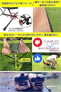 Amazon.co.jp: LUHANA TAOREN 倒れん キャンプ アウトドア
