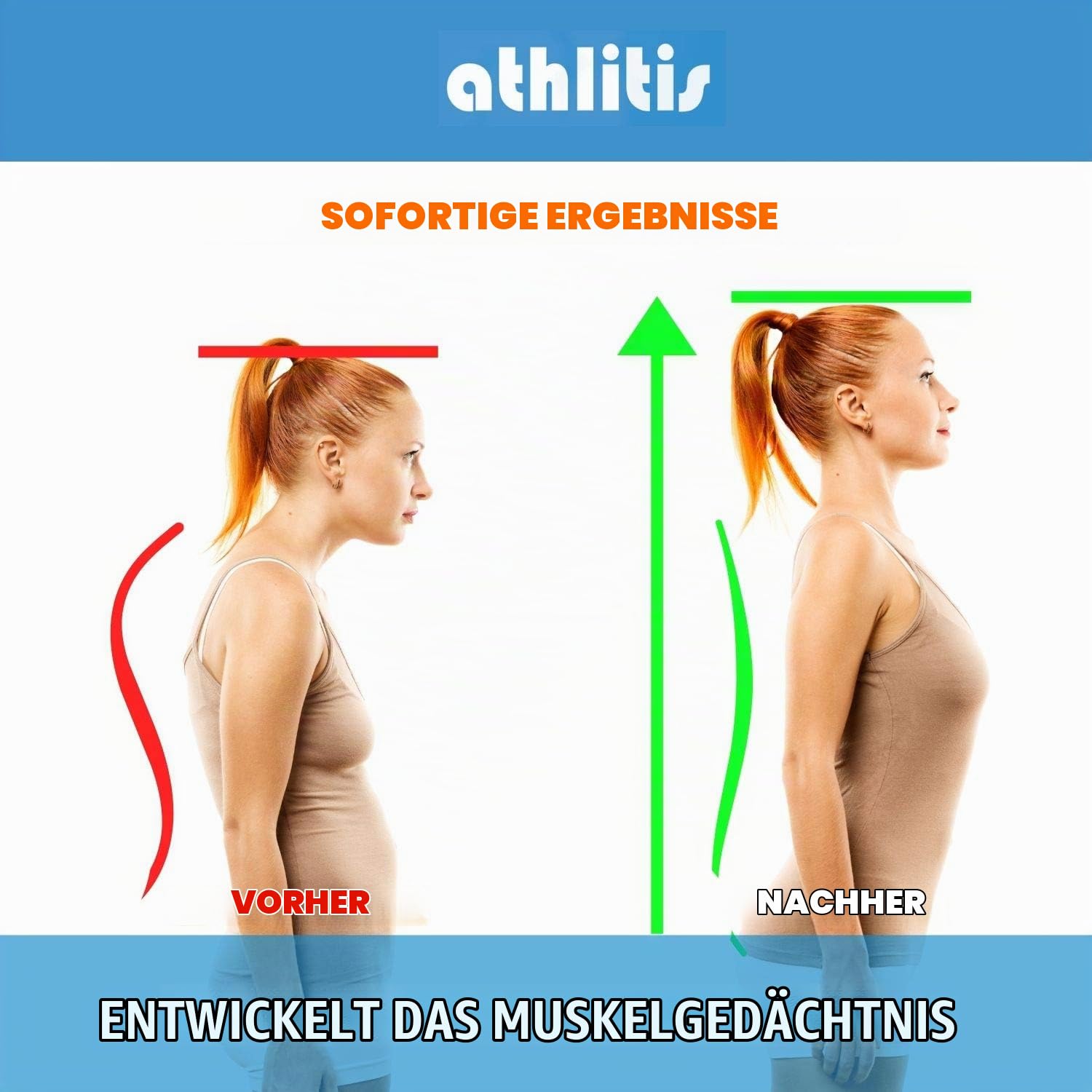 Haltungskorrektor für Damen und Herren, medizinisches CE-Produkt, Schulter- und Rückenstütze, atmungsaktiv, verstellbar, Unterstützung für geraden Rücken und Schultern, + elastisches Band und