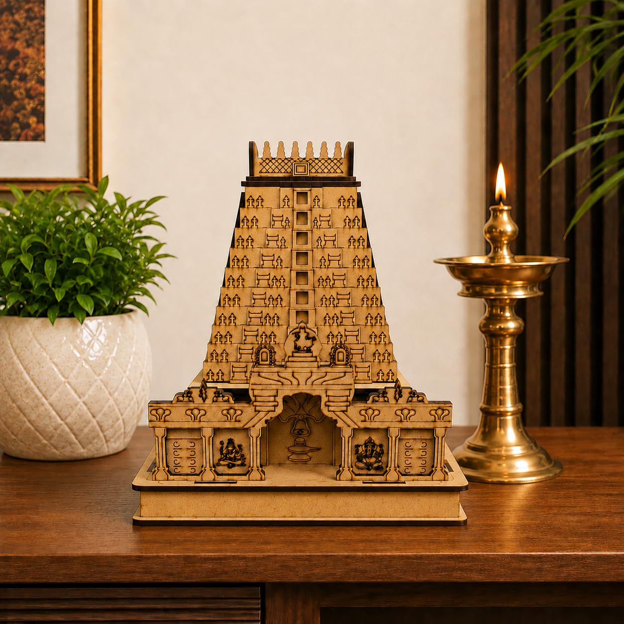 Shri Ramanathaswamy Rameshwaram Temple Replica 4 x 3 x 2 Inch | inspired by shiva-image-31