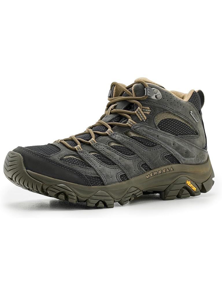Black Merrell Moab 3 Mid Waterproof