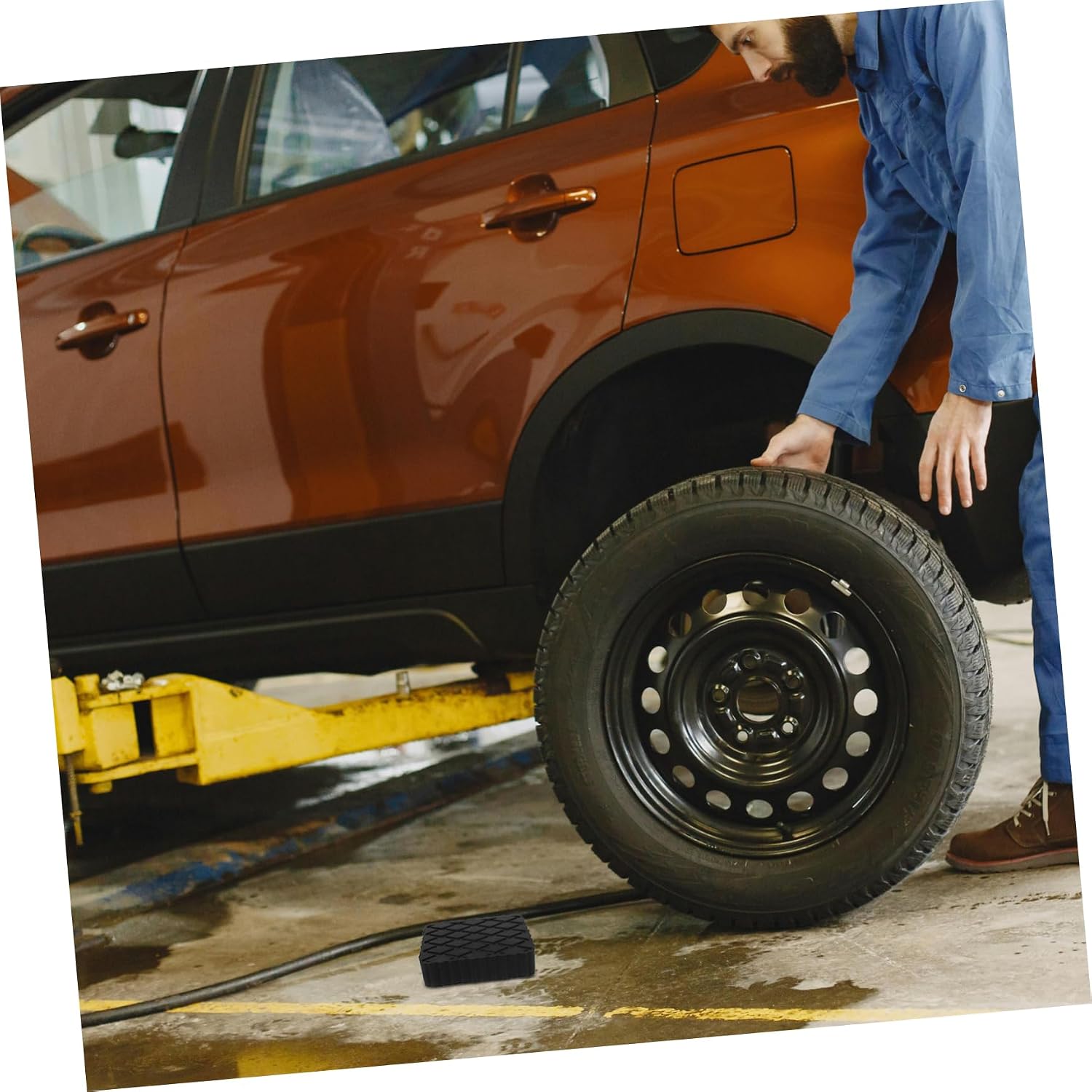 Cabilock Heavy Duty Jack Pad for Floor Jack for Travel Trailer Rv Stabilizer Shock Absorption and Versatile Use