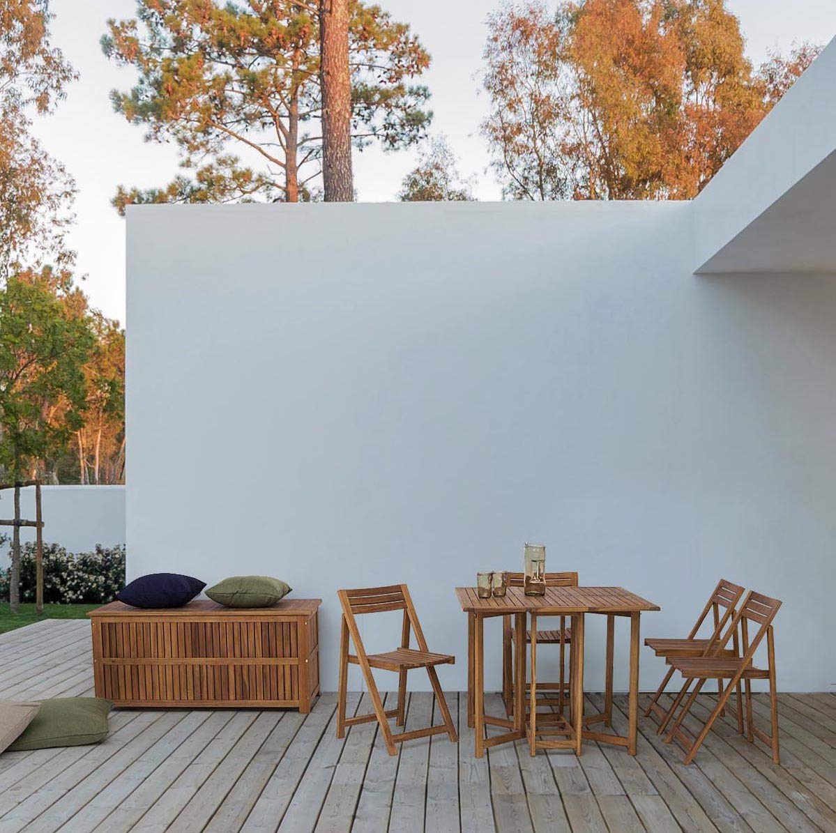 Coffre salon de jardin en bois Noemi