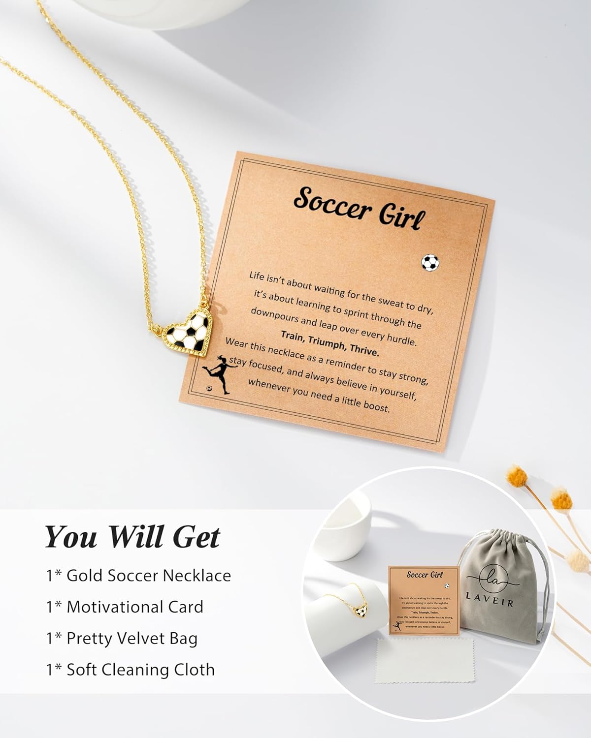 Softball/Soccer/Basketball/Volleyball Necklace for Girls, Sports Accessories Jewelry Birthday Christmas Gifts for Sports Lovers - Image 5