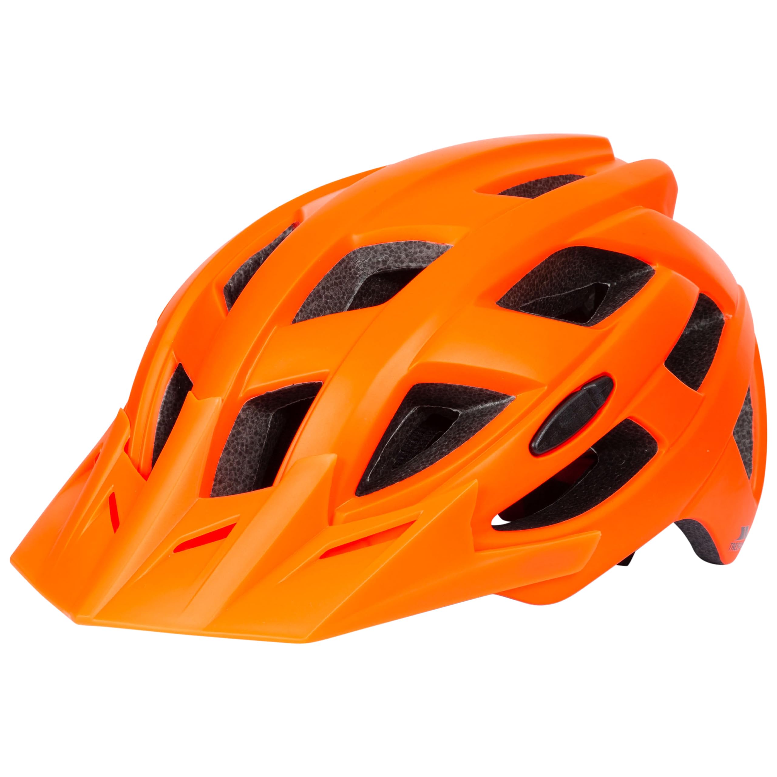 Trespass Adult Bike Helmet Lightweight Cycling Helmet, All Round Ventilation, Removable Visor, Hi Vis Style Black Red Green Orange Yellow Zprokit