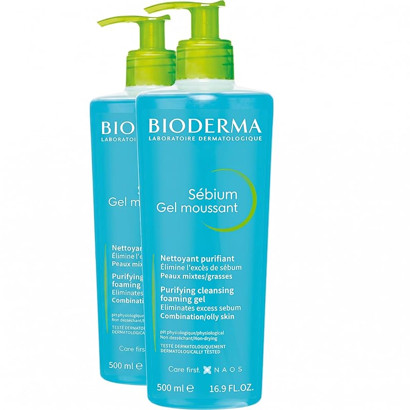 Gel de limpeza facial Bioderma Sébium para pele mista a oleosa