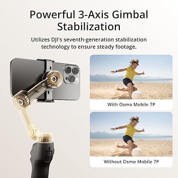 DJI Osmo Mobile 7P + Mic Mini TX (Infinity Black), Gimbal Stabilizer