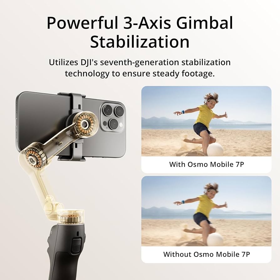 Amazon.com: DJI Osmo Mobile 7P + Mic Mini TX (Infinity Black