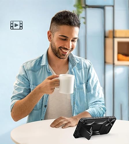 Miniatura 7 de FNTCASE Funda para iPhone 11 Pro-Max protección contra caídas y golpes de grado militar con función atril y tobogán Protector resistente