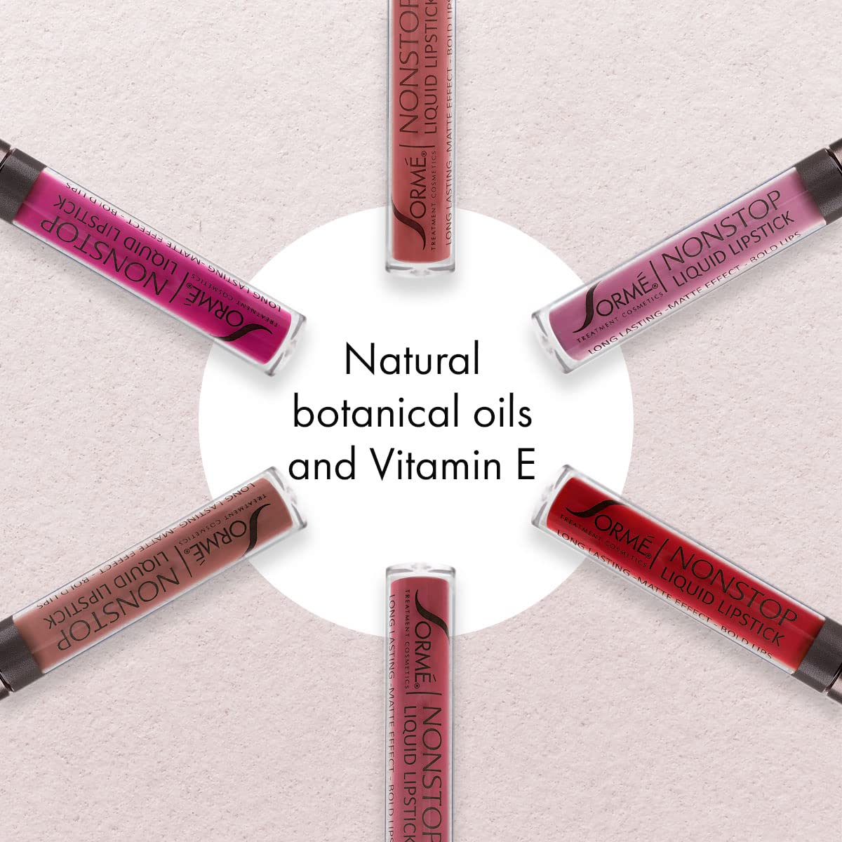 Nonstop Moisturizing Matte Liquid Lipstick - 273 Enchanted Sorme Cosmetics for Women 0.126 oz Lipstick
