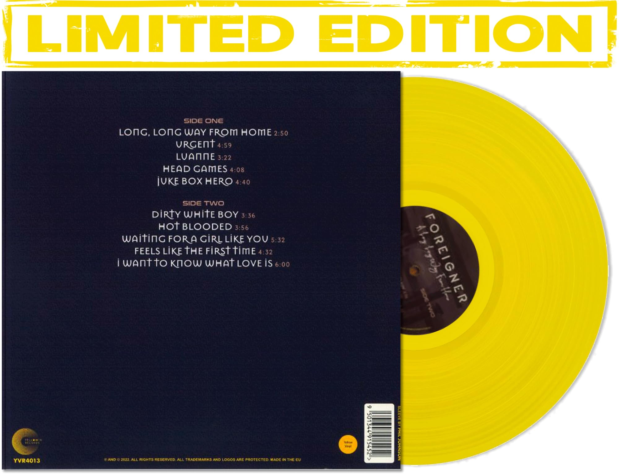 Foreigner A Long, Long Way Home – Édition limitée