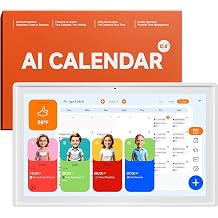 Pastigio Digital Calendar, 15.6'' Wall Touch Screen Planner, No Subscription, Smart AI Family Electronic Calendar, Chore Chart with Tasks Rewards for Kids, Digital Photo Frame, Wall &amp; Desk Mountable