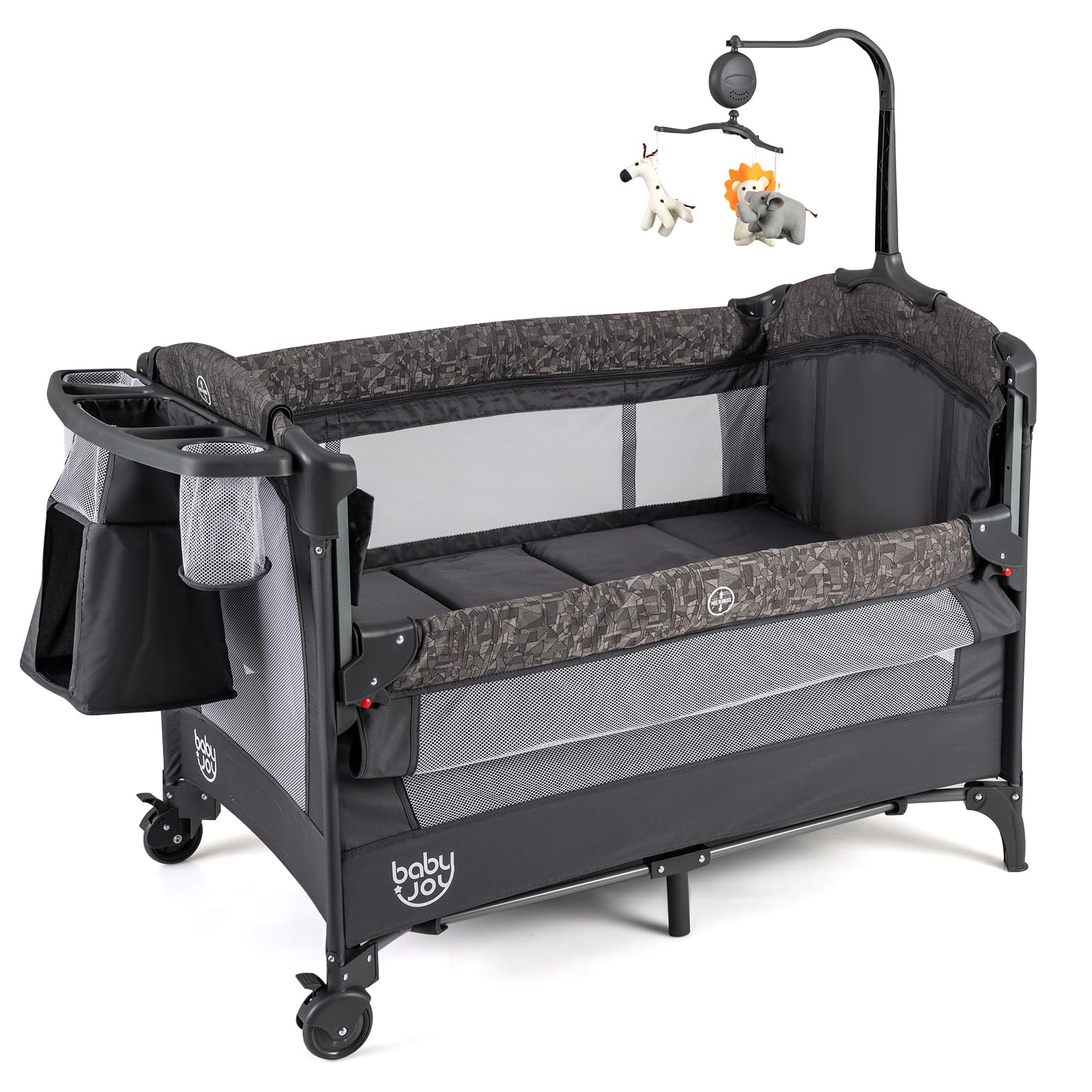 Amazon.com : BABY JOY 5-in-1 Pack and Play, Baby Bedside Sleeper