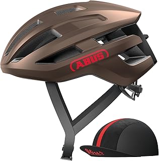 ABUS PowerDome ACE Road Bike Helmet with ABUS Race Cap Lightweight Bicycle Helmet with Clever Ventilation System Made in Italy for Men and Women