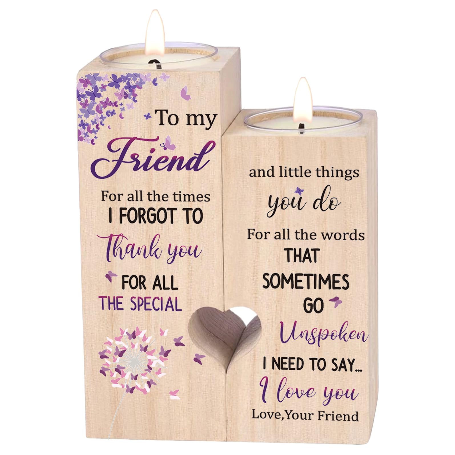for Women，Best Friend Birthday Gifts，Best Candlestick Gifts for Friends Gifts for Women