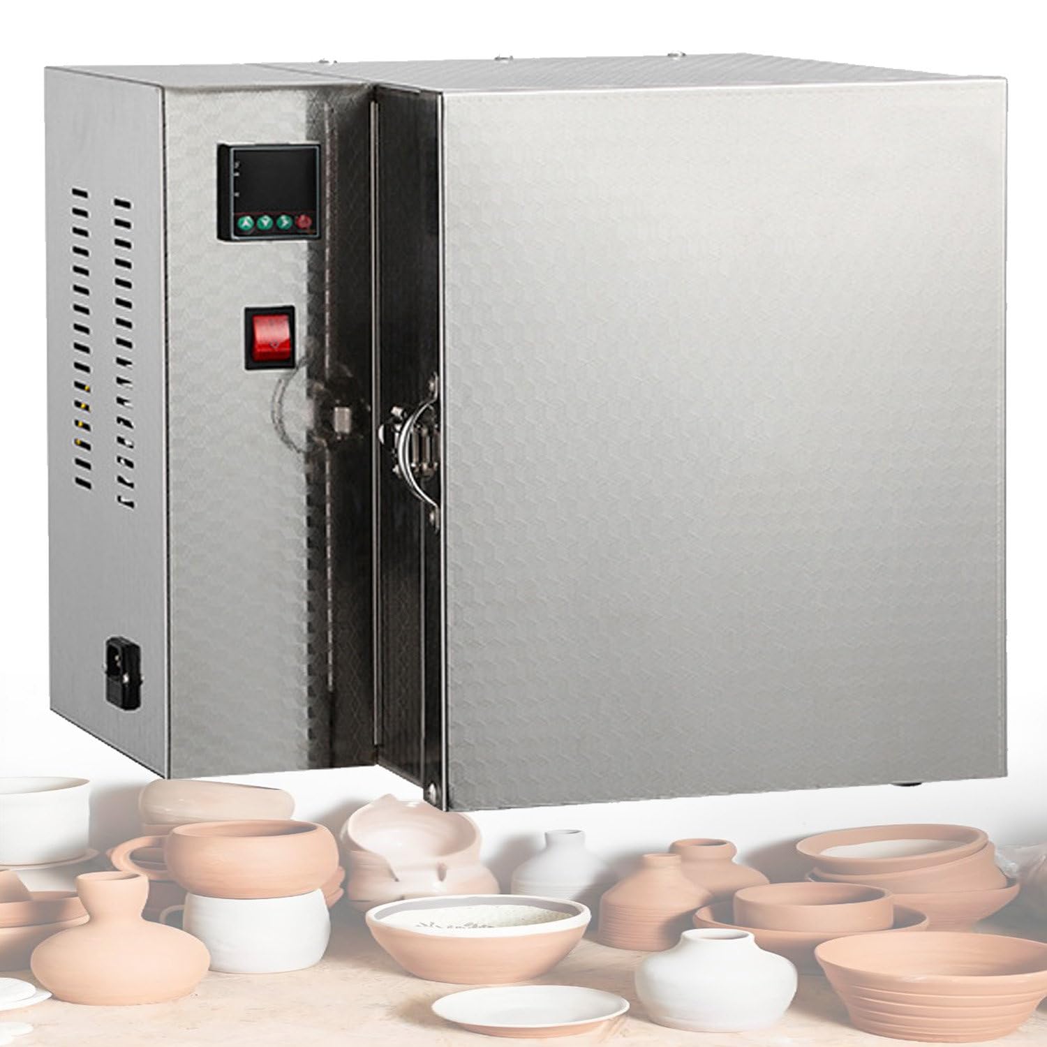 Piec do wypalania biżuterii o mocy 1500 W, laboratoryjny piec muflowy, piec odporny na wysokie temperatury, piec do topienia metali, piec do wypalania