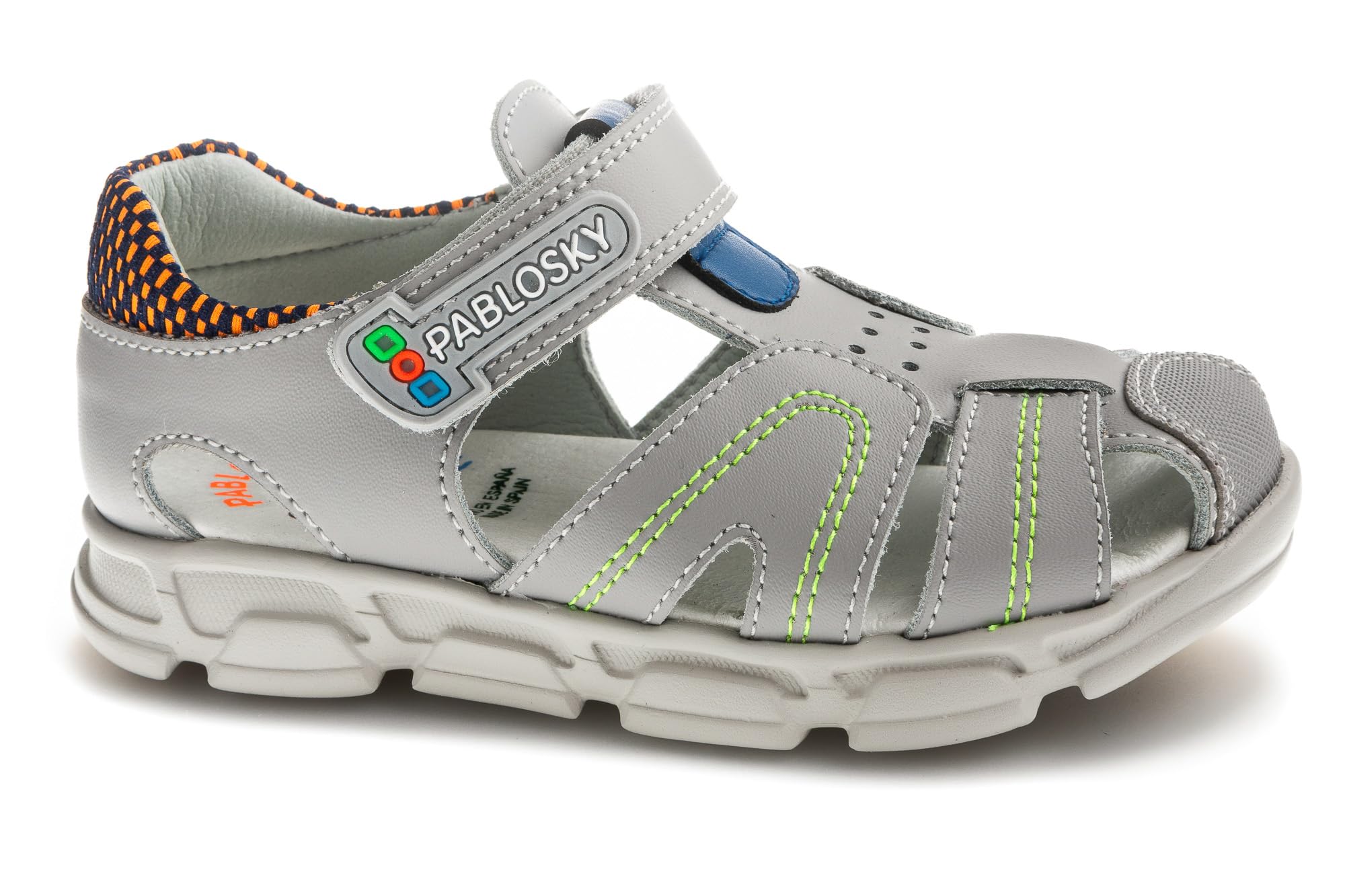 Pablosky Damen Grau James 521550 Sandale, 33 Eu