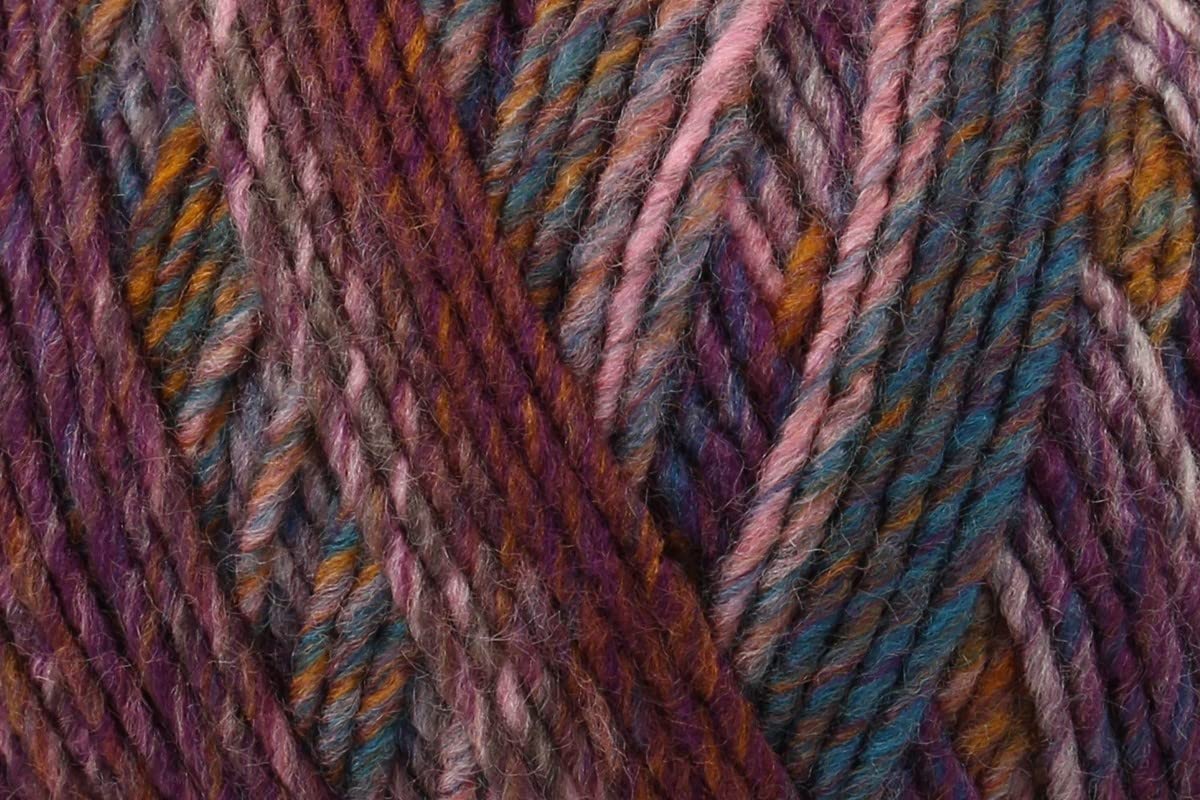 Sirdar Jewelspun Crochet Aran Yarn, 100% Acrylic Knitting Wool for Garments Accessories - 200G Balls - Northern Lights (839) - Pack of 10