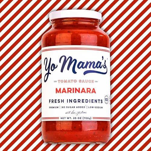 Miniatura 18 de Salsa de pasta Keto Chianti Wine de Yo Mama’s Foods – Pack de (2) – Sin azúcar añadida, baja en carbohidratos, baja en sodio, sin gluten, apta