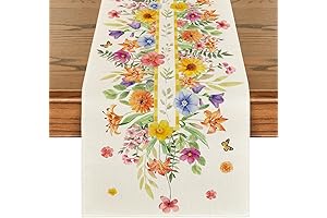 Artoid Mode Spring Table Runner for Vibrant Dining
